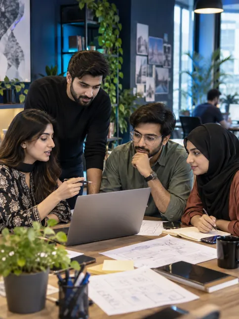 Digital product team collaborating at Integral Technologists